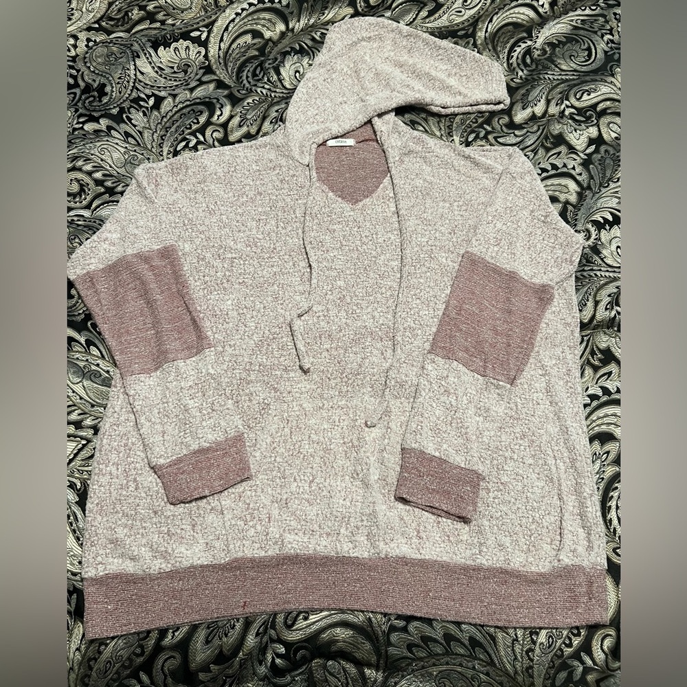 Cherish Mauve Hoodie Sweater